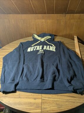 Vintage Notre Dame Fighting Irish Hoodie Stadium Athletics | Gorpcore Streetwear